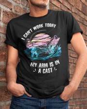 I Can't Work Today My Arm Is In A Cast Classic T-Shirt apparel-classic-tshirt-lifestyle-26