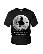 On A Dark Desert Fairway Cool Wind In My Hair - Golf Lover Youth T-Shirt tile