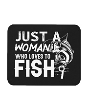 Just A Woman Who Loves To Fish - Love Fishing Mousepad tile