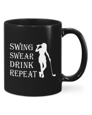 Swing Swear Drink Repeat - Golf Gifts Mugs tile