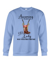 Assuming I'm Just An Old Lady Was Your First Mistake - Love Fishing Crewneck Sweatshirt tile