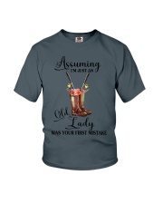 Assuming I'm Just An Old Lady Was Your First Mistake - Love Fishing Youth T-Shirt tile