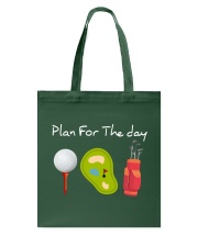 Plan For The Day - Love Golf Tote Bag tile
