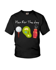 Plan For The Day - Love Golf Youth T-Shirt tile