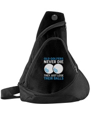 Old Golfers Never Die They Just Lose There Balls - Love Golf Sling Pack tile