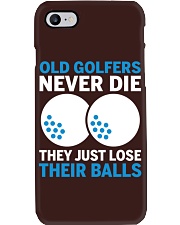 Old Golfers Never Die They Just Lose There Balls - Love Golf Phone Case tile