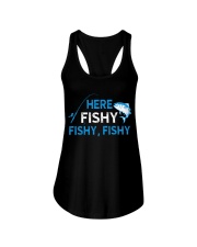 Here Fishy Fishy Fishy - Love Fishing Ladies Flowy Tank tile