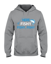 Here Fishy Fishy Fishy - Love Fishing Hooded Sweatshirt tile