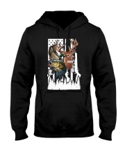 Duck Fish Deer Flag - Love Fishing Hunting Hooded Sweatshirt tile
