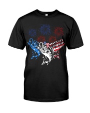 Fishing Flag - Fishing Gifts Classic T-Shirt front