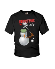 Christmas In July - Golf Lover Youth T-Shirt tile