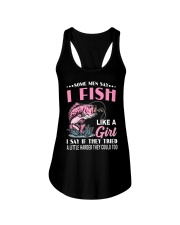 I Fish Like A Girl - Love Fishing Ladies Flowy Tank tile