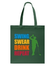 Swing Swear Drink Repeat - Love Golf Tote Bag tile