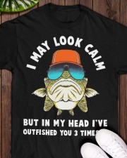 May Look Calm But In My Head I've Outfished You 3 Times - Fishing Gifts Classic T-Shirt apparel-classic-tshirt-lifestyle-front-160
