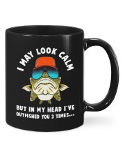 May Look Calm But In My Head I've Outfished You 3 Times - Fishing Gifts Mugs tile