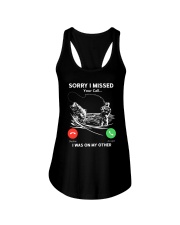 Sorry I Missed Your Call I Was On Other Line Ladies Flowy Tank tile