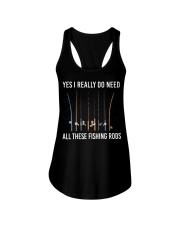 Yes I Really Do Need All These Fishing Rods - Love Fishing Ladies Flowy Tank tile