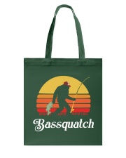 Bassquatch - Funny Bigfoot Fishing Tote Bag tile