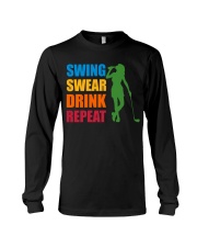 Swing Swear Drink Repeat - Love Golf Long Sleeve Tee tile