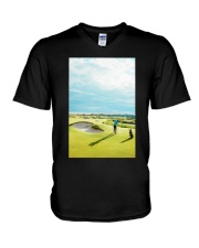 Man In Black - Golf Course - Love Golf V-Neck T-Shirt tile