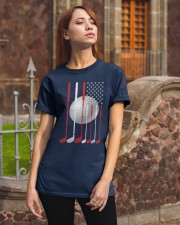 American Flag Golf Clubs - Golf Lover Classic T-Shirt apparel-classic-tshirt-lifestyle-06