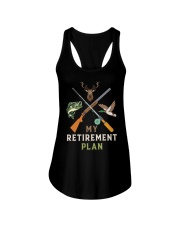 My Retirement Plan - Love Fishing Duck Hunting Ladies Flowy Tank tile
