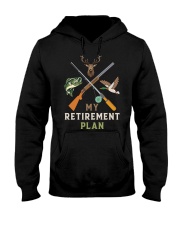 My Retirement Plan - Love Fishing Duck Hunting Hooded Sweatshirt tile