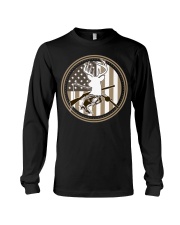 Deer Fish Flag - Love Fishing Hunting Long Sleeve Tee tile