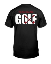 Team Golf Custom, - Love Golf Classic T-Shirt back