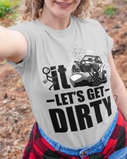 Side By Side UTV Let's Get Dirty Classic T-Shirt custom-t-shirts-classic-lifestyle-front-382