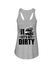 Side By Side UTV Let's Get Dirty Ladies Flowy Tank tile