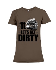 Side By Side UTV Let's Get Dirty Premium Fit Ladies Tee tile