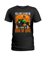 SXS UTV You Can't Scare Me I Ride A Side By Side Ladies T-Shirt tile