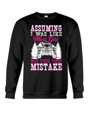 SXS UTV Assuming I Was Like Most Women Was Your First Mistake Crewneck Sweatshirt tile