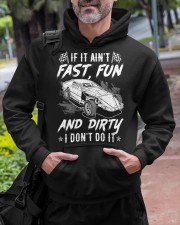Dirt Track Racing If It Ain't Fast Fun And Dirty Hooded Sweatshirt custom-hoodie-sweatshirt-lifestyle-front-267
