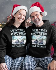 Snowmobile Sled Good Times And Crazy Friends Great Memories Hooded Sweatshirt custom-hoodie-sweatshirt-lifestyle-front-220