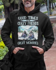 Snowmobile Sled Good Times And Crazy Friends Great Memories Hooded Sweatshirt custom-hoodie-sweatshirt-lifestyle-front-267