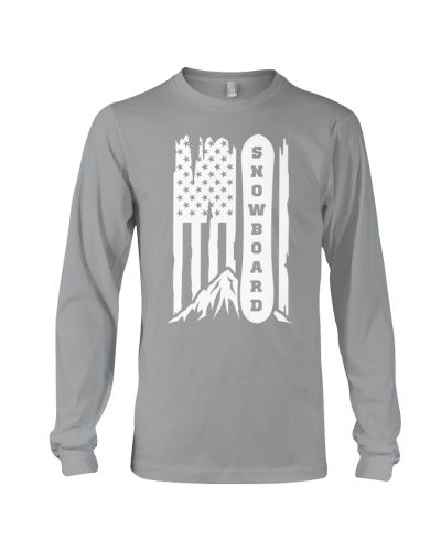 Snowboard Snowboard Flag White 