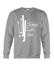 Skiing Eat Sleep Repeat Crewneck Sweatshirt tile