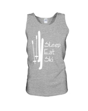 Skiing Eat Sleep Repeat Unisex Tank tile