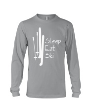 Skiing Eat Sleep Repeat Long Sleeve Tee tile
