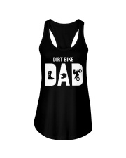 Dirt bike Dad Ladies Flowy Tank tile