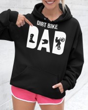 Dirt bike Dad Hooded Sweatshirt custom-hoodie-sweatshirt-lifestyle-front-276