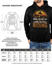 Snowmobile Sled You Don't Stop Riding When you Get Old You Get old When You Stop Riding Hooded Sweatshirt custom-hoodie-sweatshirt-lifestyle-front-191