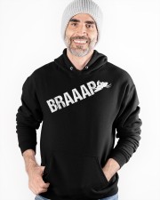 Snowmobile Sled Braaap Fly Hooded Sweatshirt apparel-hooded-sweatshirt-lifestyle-front-82