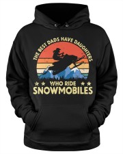 Snowmobile Sled Best Dad Have Daughter Hooded Sweatshirt apparel-hooded-sweatshirt-lifestyle-front-34