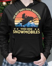 Snowmobile Sled Best Dad Have Daughter Hooded Sweatshirt custom-hoodie-sweatshirt-lifestyle-front-217