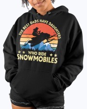 Snowmobile Sled Best Dad Have Daughter Hooded Sweatshirt custom-hoodie-sweatshirt-lifestyle-front-289