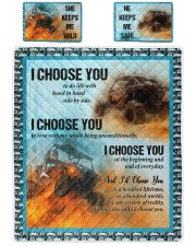 Side by side utv I Choose You Quilt Queen Quilt Bed Set front