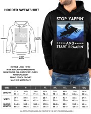 Snowmobile Sled Stop Yappin' And Start Braapin' Hooded Sweatshirt custom-hoodie-sweatshirt-lifestyle-front-191